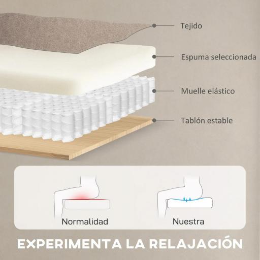 Sillón Reclinable con Motor sin Escobillas Reposapiés Tapizado Resistente y Bolsillos Laterales 80x83x104 cm Marrón [5]
