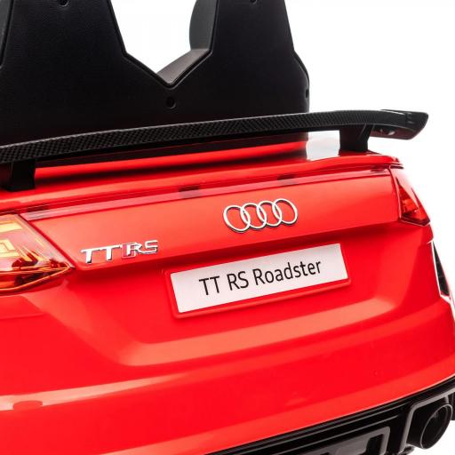 Coche Eléctrico para Niños de 3+ Años Audi TT Eléctrico 12V con Velocidad 3 km/h Mando a Distancia 102x60x44 cm Rojo [7]
