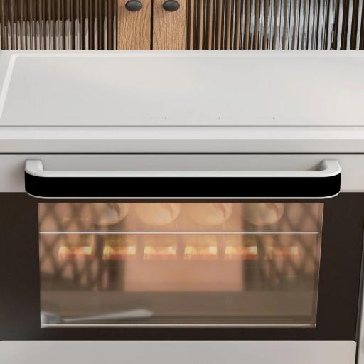 Horno Sobremesa de 21L 1400W Mini Horno Eléctrico Temporizador hasta 60min y Temperatura Regulable hasta 230℃ Plateado [4]
