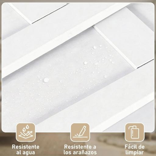 Puerta Corredera Plegable con Herrajes 91,4x213,4 cm con Rodillo Riel de Acero Guía de Suelo Manija Blanco [3]