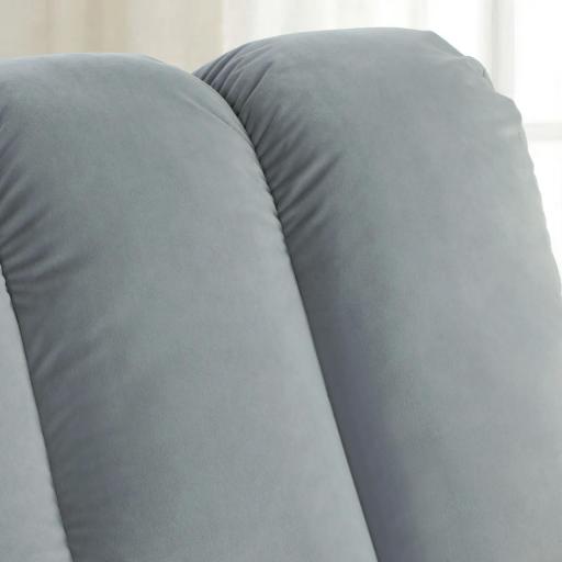 Sillón Cama Individual 3 en 1 Sofá Cama Plegable con Respaldo Ajustable y Cojín Grueso para Salón 72x88x87 cm Gris [7]