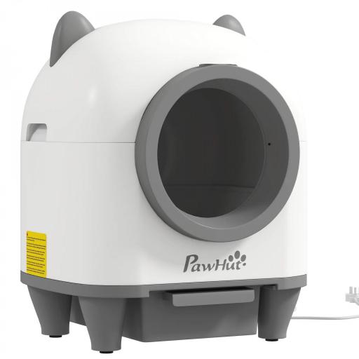 Arenero Gatos Autolimpiable 80L Eliminación de Olores Control de APP Protección de Seguridad 1 Rollo de Bolsas de Basura [8]