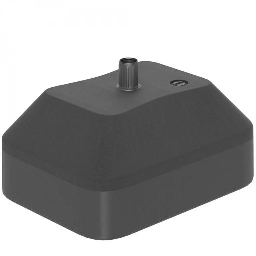 Base Rellenable para Sombrilla de Jardín Resistente y Estable Compatible con Postes de 38 mm y Sombrillas de 2,5 m [9]