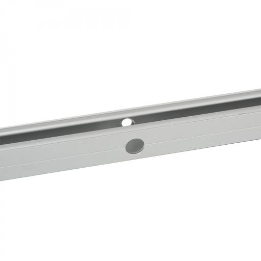 Puerta Corredera de Cristal 90x205 cm Puerta Corrediza Deslizante con Riel de Cristal de Seguridad Translúcido [6]