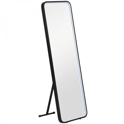 Espejo de Cuerpo Entero con Luces LED Espejo de Pie 151,5x50 cm Independiente o Pared con Luz Ajustable de 3 Colores [8]