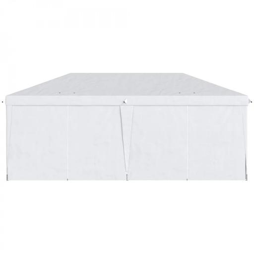 Carpa Plegable 5,85x2,95x2,7 m con 4 Paneles 4 Ventanas 2 Puertas 1 Bolsa Anti-UV y 12 Orificios de Drenaje Blanco [9]