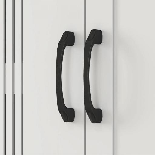 Estantería sobre Inodoro con Estante Ajustable 2 Puertas Soporte para Papel Higiénico y Estantes Abiertos para Baño Blanco [7]