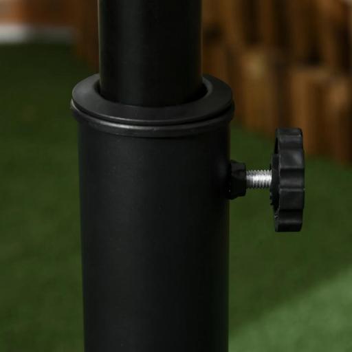 Base para Sombrilla Redonda 25 kg Soporte de Parasol de Cemento para Sombrilla con Postes Ø33 mm Ø38 mm Ø48 mm [7]