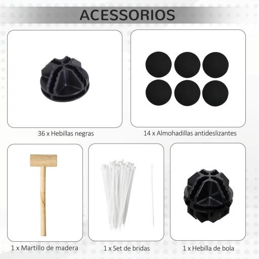 Parque para Mascotas con 27 Paneles y Forma Personalizable para Cobayas Conejos Chinchillas 140x70x70 cm Transparente [3]