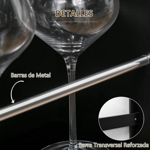 Mesa Alta de Bar, Mesa de Cocina con 3 Estantes Laterales, Estilo Moderno, para Comedor, Salón, 112x57x106 cm, Negro [3]
