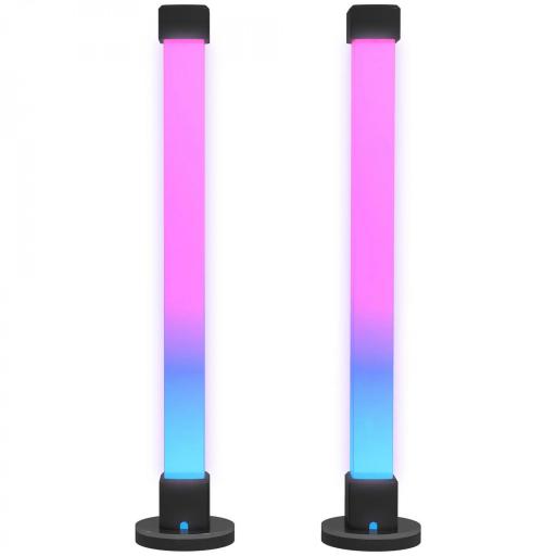 Conjunto de Lámparas de Mesa con Control Remoto App Bluetooth Sincronización con Música y Temporizador Blanco [8]