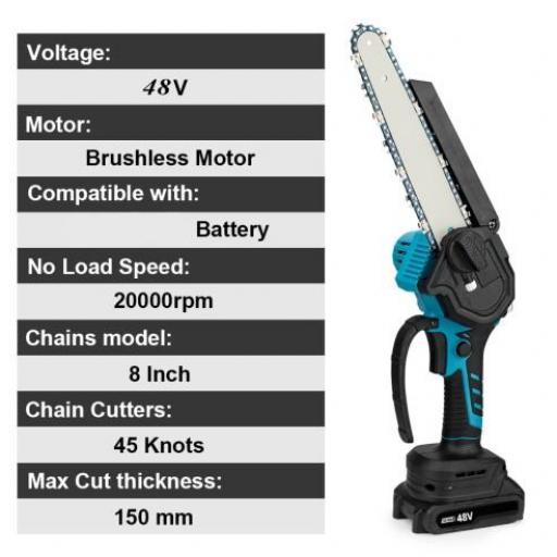 Mini motosierra Portátil 6" [5]