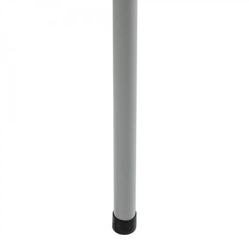 Mesa de Camping Plegable con Almacenaje de Malla y Bolsa de Transporte para Exterior Jardín y Picnic 70x70x69 cm Plata [6]