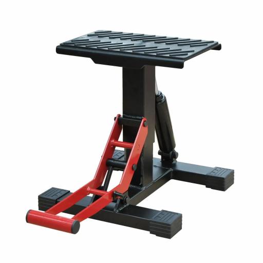 Caballete Elevador Universal Altura Ajustable 245-355 mm para Moto tipo Soporte de Motocross para Aparcar o Reparar Amortiguamiento Acero [8]