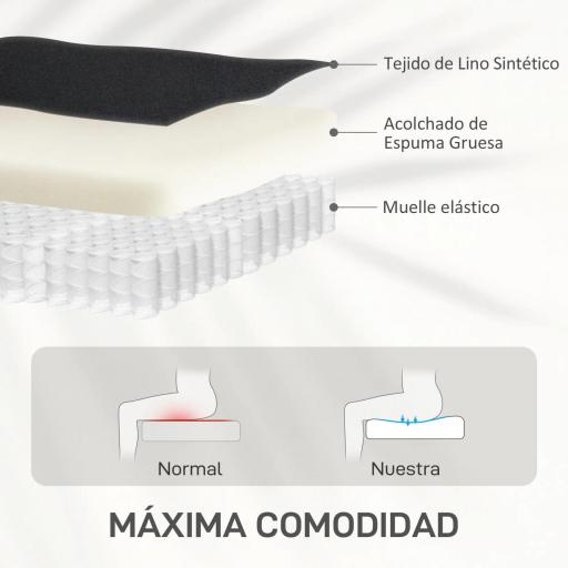 Sillón Relax Reclinable Manual hasta 155º Apertura Push con Reposapiés Respaldo Alto Acolchado Grueso Negro [3]