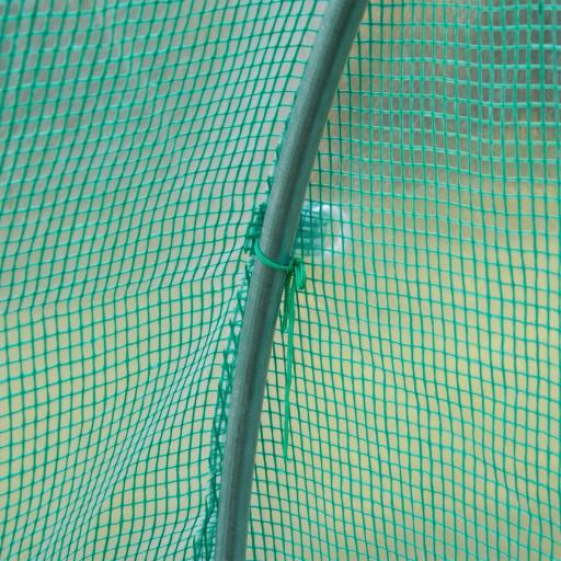 Plásticos para Invernaderos 3x2x2 m Cubierta de Repuesto para Invernadero de Polietileno con 6 Ventanas y Puerta Enrollable Protección de Plantas para Jardín Verde [7]