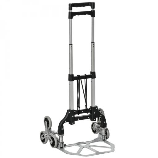 Carretilla de Mano Portátil para Escalera con Ruedas Carga 70kg Carretilla Plegable para Entrega Almacenes Mercado Viajar Mudarse [3]