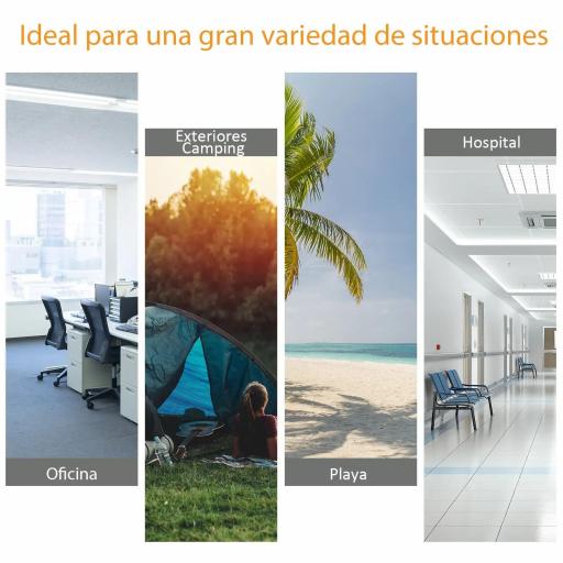 Cama de Acampada con 1 Bolsillo Lateral Bolsa de Transporte y Marco de Acero Carga 150 kg 190x68x52 cm Negro [1]