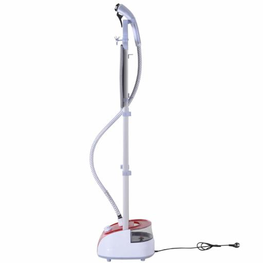 Plancha Vertical Vapor 1950W, Depósito de 2 L, 32g/min, Plancha de Vapor Vertical con Barra Telescópica, Listo en 38s,Colgador de Ropa, Centro de Planchado para Hogar Oficina, Rojo [9]
