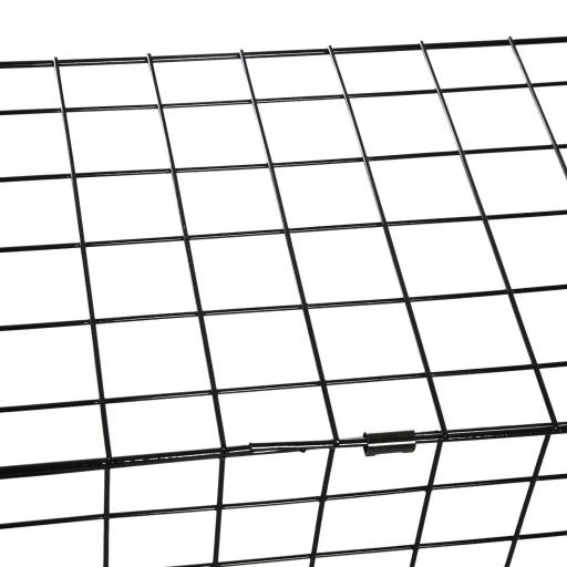 Salvachispas para Chimenea con Longitud Ajustable 81,5-160x44x68 cm Protector de Chimenea con Alambre de Metal Negro [5]
