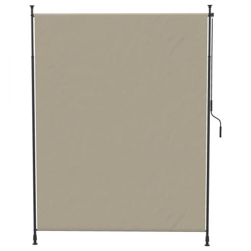 Toldo Vertical Exterior 200x305 cm Pantalla de Privacidad Enrollable Ajustable con Manivela Protección UV 40+ Arena [6]