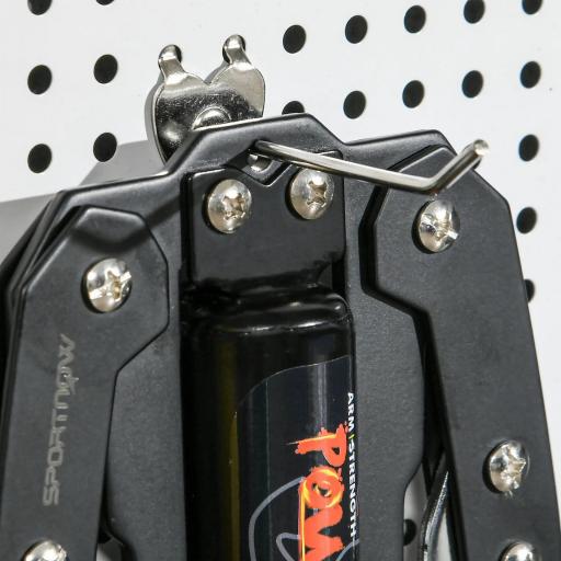 Extensor de Pecho Ajustable de 10-200 kg con 20 Niveles de Resistencia y Agarre Antideslizante 43x16x5 cm Negro y Rojo [7]