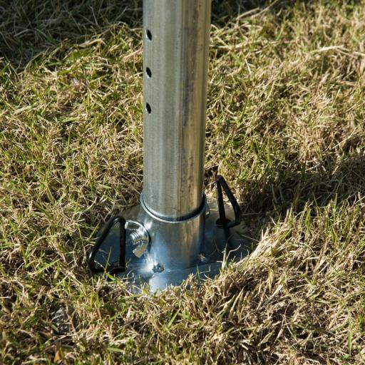 Carpa de Jardín 8x4 m Pérgola Cenador Pabellón Cochera Gazebo con 4 Paneles Laterales y 8 Ventanas para Fiestas Blanco [6]