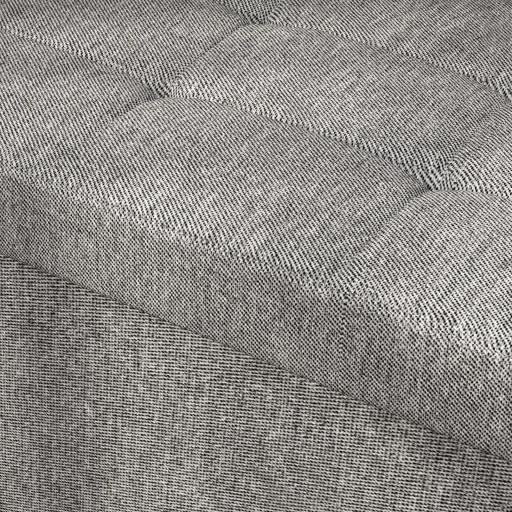 Baúl de Almacenaje para Dormitorio Plegable 84L Tapizado de Lino Sintético con Tapa para Salón 76x38x38 cm Gris Claro [7]