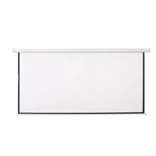 Pantalla de Proyección Eléctrica 120 Pulgadas Formato 4:3 con Mando a Distancia 244x183 cm Blanco [5]