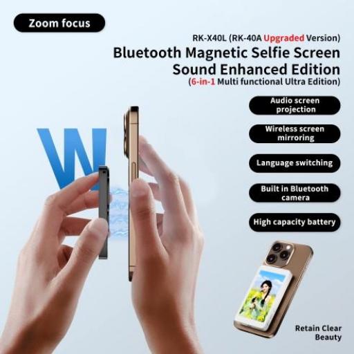 Pantalla de Selfie Magnético Inalámbrico para Smartphone [1]