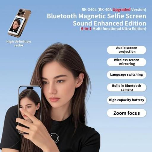 Pantalla de Selfie Magnético Inalámbrico para Smartphone [2]