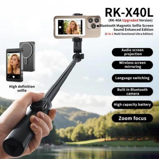 Pantalla de Selfie Magnético Inalámbrico para Smartphone [3]