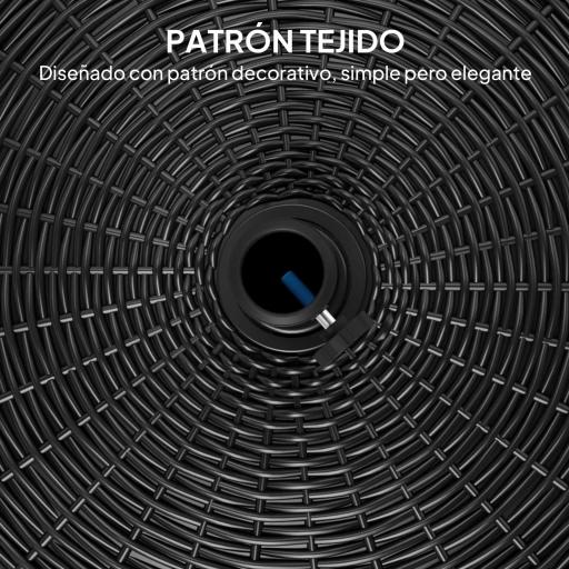Base para Sombrilla Pesada de 25 kg con Ruedas para Sombrillas de hasta Ø3 m y Postes de 32-48 mm Ø52x42 cm Negro [5]