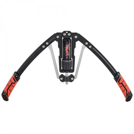 Extensor de Pecho Ajustable de 10-200 kg con 20 Niveles de Resistencia y Agarre Antideslizante 43x16x5 cm Negro y Rojo [9]