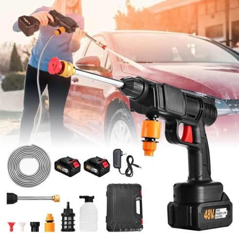 Pistola de agua a presión con 2 baterías