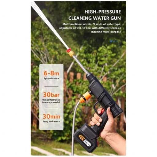 Pistola de agua a presión con 2 baterías [2]