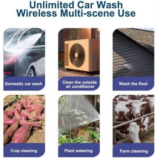 Pistola de agua a presión con 2 baterías [3]