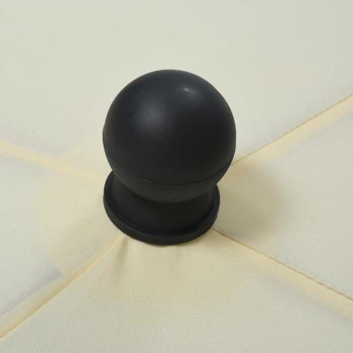 Sombrilla de Terraza de Aluminio 198x130x245 cm Parasol de Jardín Rectangular con Función de Inclinación Beige [7]