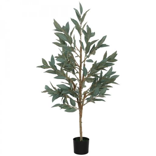 Árbol Artificial de Laurel 150 cm Decoración para Hogar Oficina Balcón Dormitorio Verde [8]