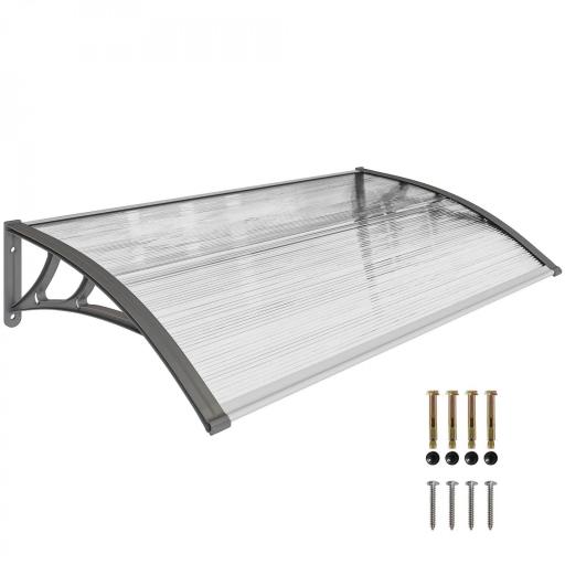 Marquesinas Exterior para Puertas y Ventanas 110x60 cm [2]