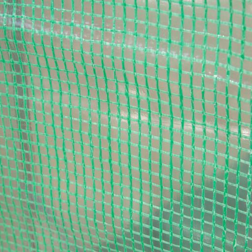 Invernadero de Exterior 300x100x200 cm Invernadero de Jardín Invernadero con 4 Ventanas 2 Puertas Cubierta de PE 140g/㎡ y Marco de Acero para Cultivos Plantas Flores Verde [8]