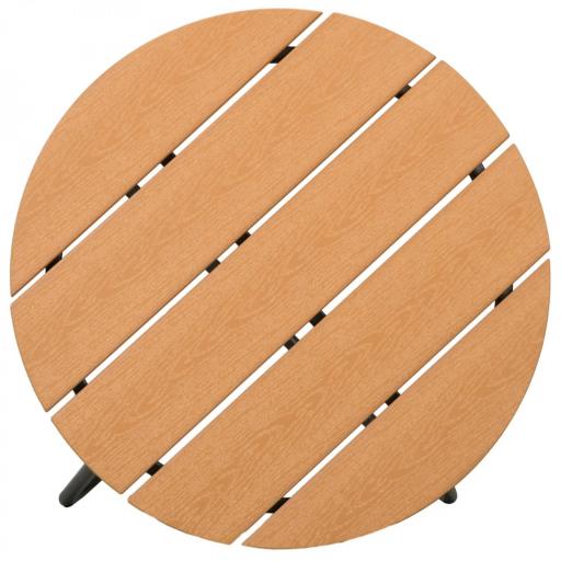 Conjunto de Muebles de Jardín de Ratán 3 Piezas Incluye 1 Mesa y 2 Sillones con Cojines Acolchados Gris [6]