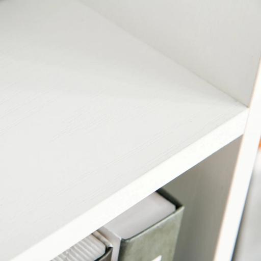 Estantería de 6 Niveles Librería Vertical de Forma Irregular Diseño Moderno Sistema Antivuelco 60x21x162,5 cm Blanco [7]