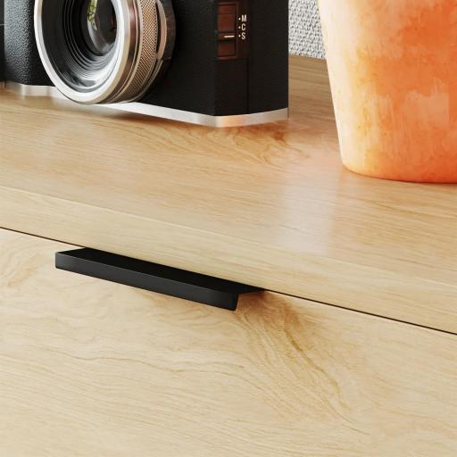 Mueble para Recibidor con 2 Cajones y Patas de Acero para Recibidor Entrada Pasillo 100x30x80,5 cm Roble [7]