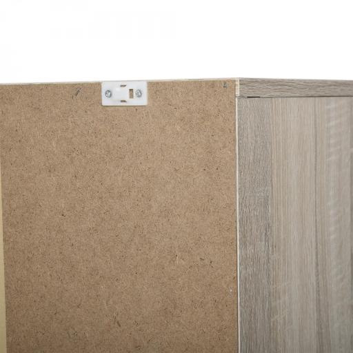 Armario Zapatero de 2 en 1 para Zapatos Mueble Almacenaje Paraguas Gran Espacio Estante Ajustable en 2 Niveles Capacidad de 12 pares 79x26x120 cm Madera [6]