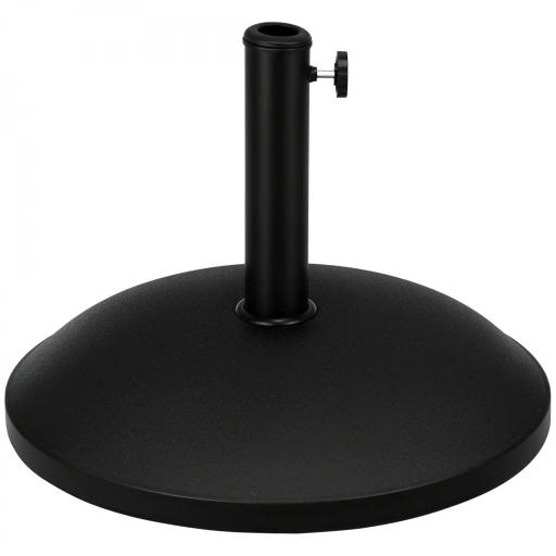 Base para Sombrilla Redonda 25 kg Soporte de Parasol de Cemento para Sombrilla con Postes Ø33 mm Ø38 mm Ø48 mm [9]