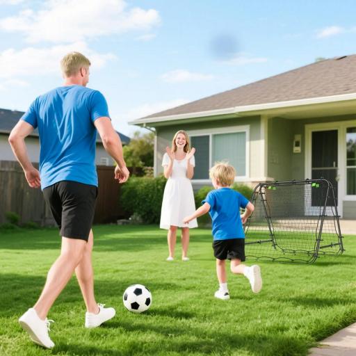 Red de Rebote Plegable con Ángulo Ajustable para Entrenamiento de Fútbol Béisbol y Tenis 100x95x90 cm Negro [7]