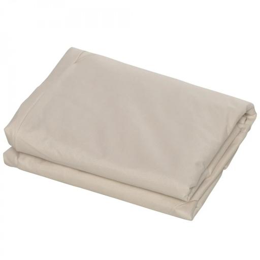 Funda Biege Impermeable para Banco 3 Plazas 218x111x101 cm Cubierta para Sofá o Mueble de Jardín [7]