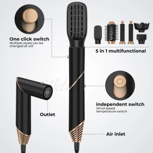 Secador de pelo plegable 6 en 1 [4]