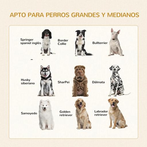 Jaula para Perros Medianos de Interior Mesa Auxiliar con 2 Puertas con Pestillo y Cojín 94x60x71,5 cm Blanco [2]